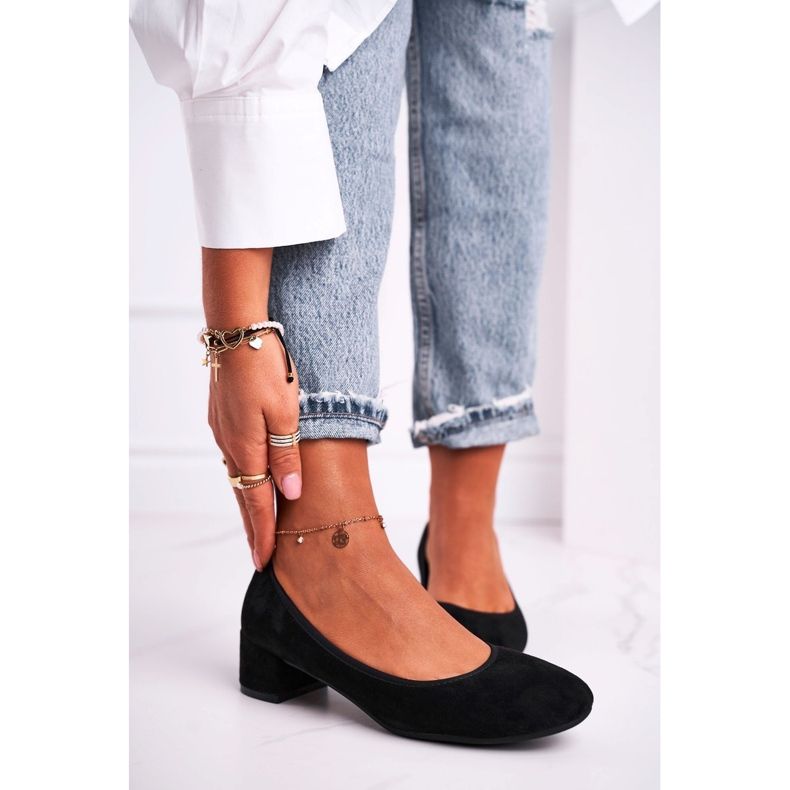 Naisten Avokkaat S.Barski Suede Black Milon musta 1