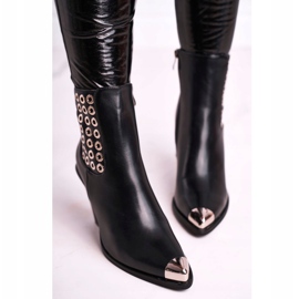 FS1 Naisten Korkeat saappaat Teräsvarvas Musta Vain Aika 2