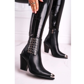 FS1 Naisten Korkeat saappaat Teräsvarvas Musta Vain Aika 1