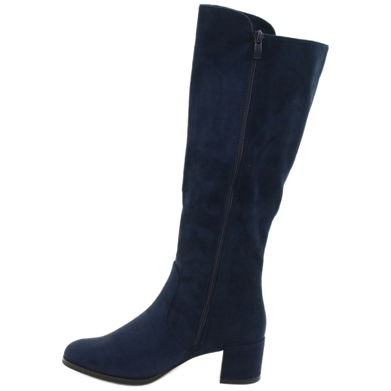 Suede tummansiniset saappaat Sergio leone KZ277 tummansininen 1
