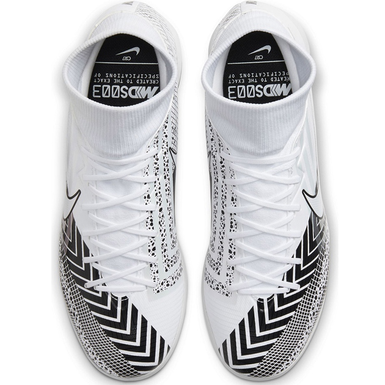 Nike Mercurial Superfly 7 Academy Mds Ic BQ5430 110 jalkapallokengät valkoinen 1