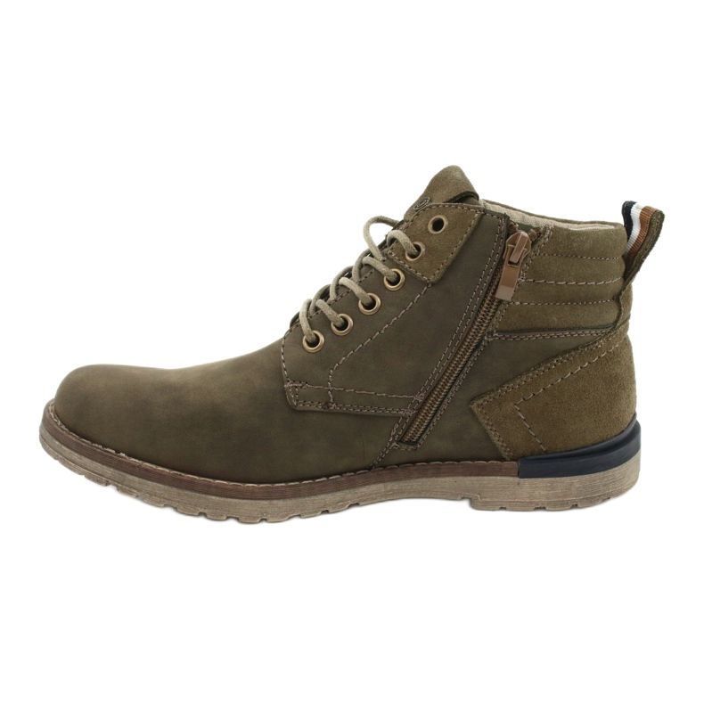 Miesten saappaat oliivi McBraun 20MN29-3131 khaki 1