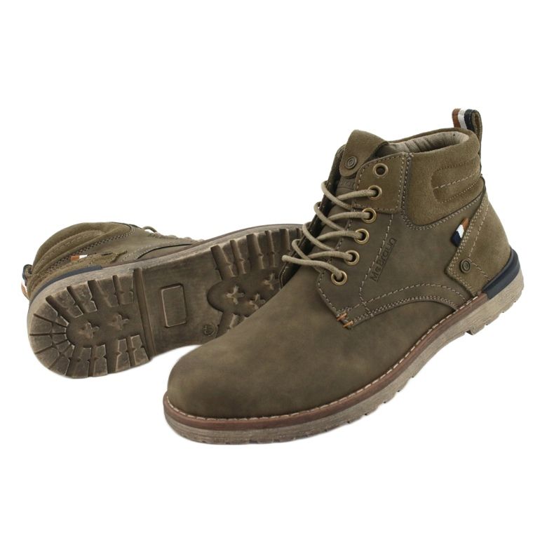 Miesten saappaat oliivi McBraun 20MN29-3131 khaki 4