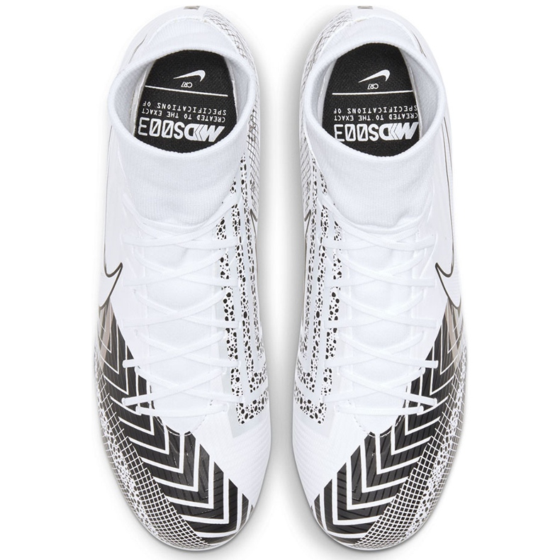 Nike Mercurial Superfly 7 Academy Mds FG / MG BQ5427 110 jalkapallokengät valkoinen valkoinen 1