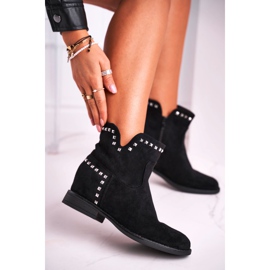 Marquiiz Naisten saappaat tasaisella kantapäällä mustalla syksyllä 1