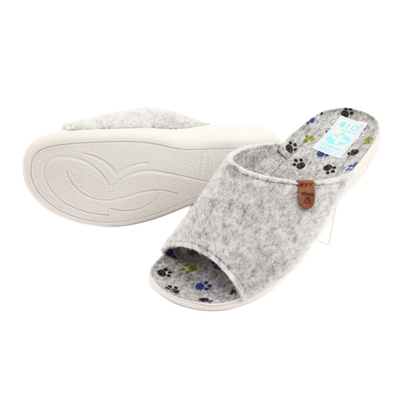 Huopatossut Adanex 25494 harmaa 3