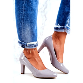 Naisten pumput Sergio Leone harmaa lakattu Orsola 2