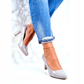 Naisten pumput Sergio Leone harmaa lakattu Orsola 3