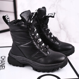 Apawwa Lasten turkiseristetyt lumisaappaat, mustat Grantes 2