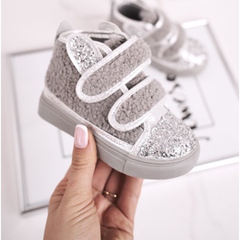 FRROCK Lasten lenkkarit High Warm Grey Clifford hopea harmaa 1