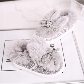 FRROCK Harmaat Mumi Grey Warm Lasten lenkkarit hopea 1