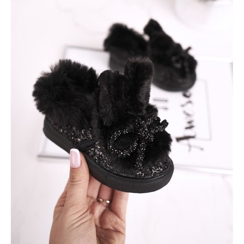 FRROCK Lasten mustat Mumi Warm Tennarit 1