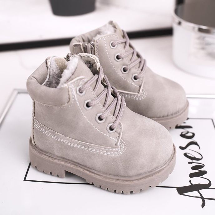 FRROCK Lasten lämpimät trapper -saappaat, harmaa Dexter 1