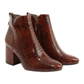 M.Daszyński Eristetyt saappaat Daszyński SA186-1 ruskea 3