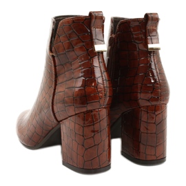 M.Daszyński Eristetyt saappaat Daszyński SA186-1 ruskea 2