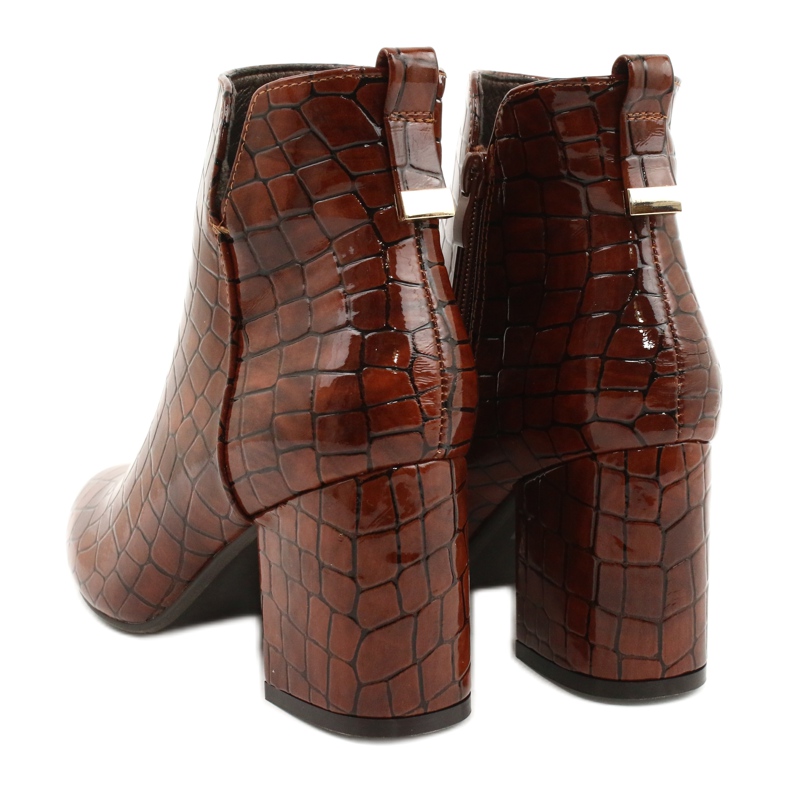 M.Daszyński Eristetyt saappaat Daszyński SA186-1 ruskea 2