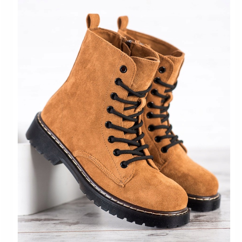 Small Swan Kamelin mokkanappurit ruskea 2