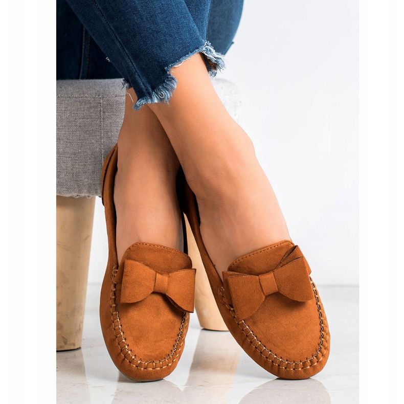 Fama Loaferit jousella ruskea keltainen 2