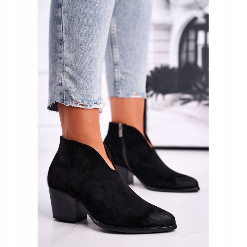 Vinceza Naisten Saappaat Leikattu Musta Paras Valinta 1