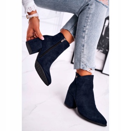 Vinceza Naisten saappaat Lämmin Eco Suede Navy Blue So Good tummansininen 2
