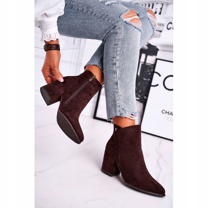 Vinceza Naisten saappaat Lämmin Eco Suede Ruskea Niin hyvä 2