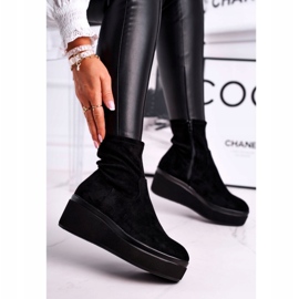 Naisten saappaat Sergio Leone BT730 musta 1