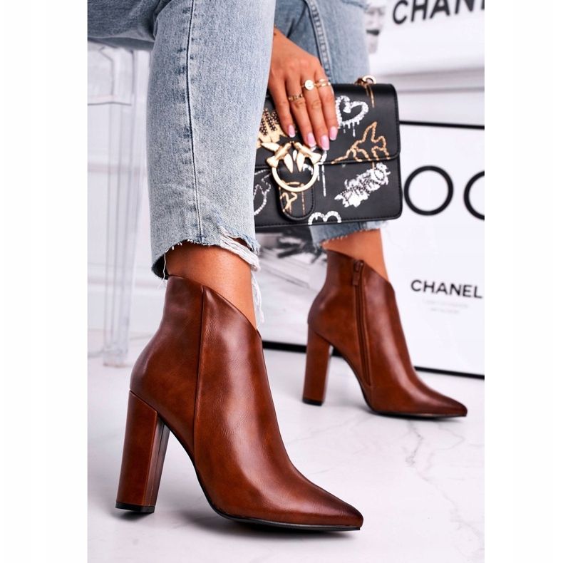 Marquiiz Naisten saappaat korkokengillä Kameli nousee ruskea 1