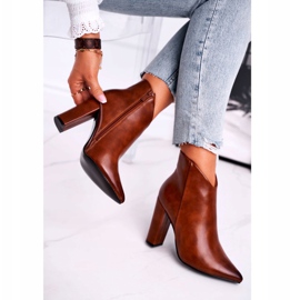 Marquiiz Naisten saappaat korkokengillä Kameli nousee ruskea 2