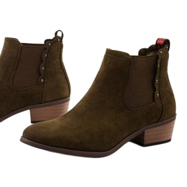 Khaki -litteät nilkkurit Nilanda -eristetyt saappaat ruskea 1