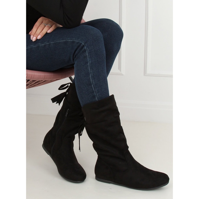 Naisten mustat hihnat DH29 Black 2