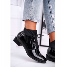 Naisten saappaat Nahka Maciejka Musta 04744-01 2