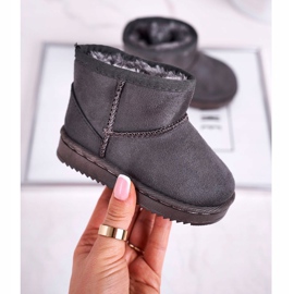 Lämpimät lasten nuorten lumisaappaat Harmaa Hölmö 1