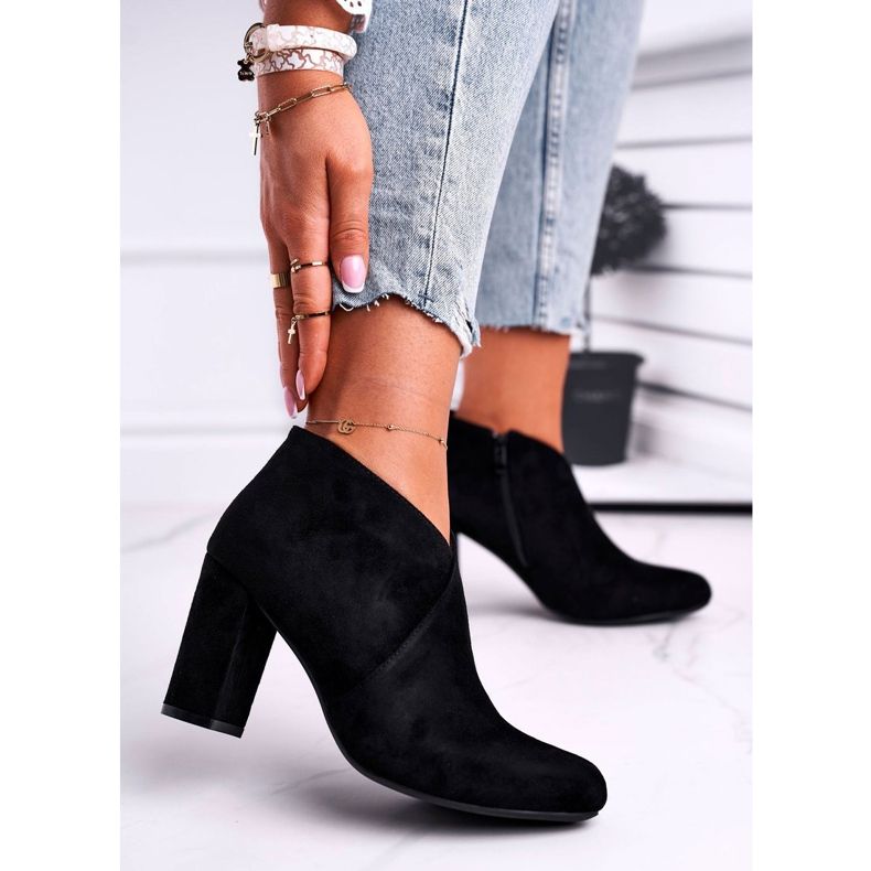 Naisten saappaat korkokenkiä Sergio Leone musta BT498 1