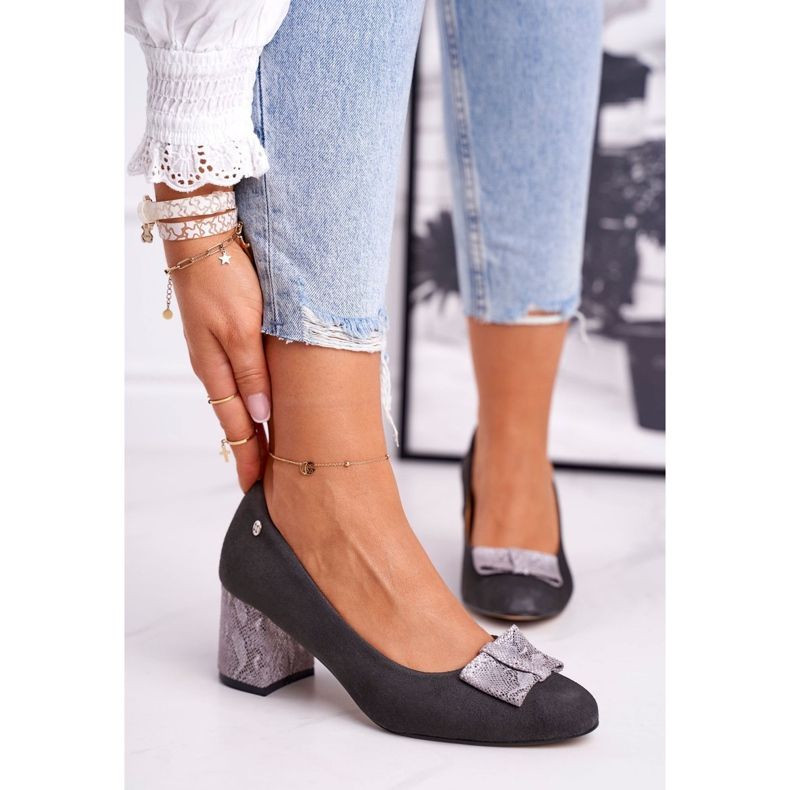 Naisten Avokkaat Maciejka Suede Graphite 3356A-43 / 00-1 monivärinen 1