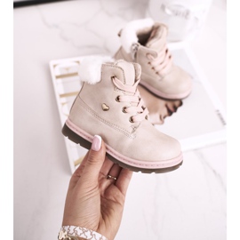 EVE Lasten lämpimät ankkurit Saappaat Beige Maestro 1