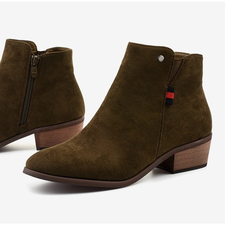 Ruskeat litteät nilkkurit 20Y8039-6 1