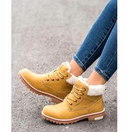 Arrigo Bello Lämpimät vaelluskengät keltainen 1