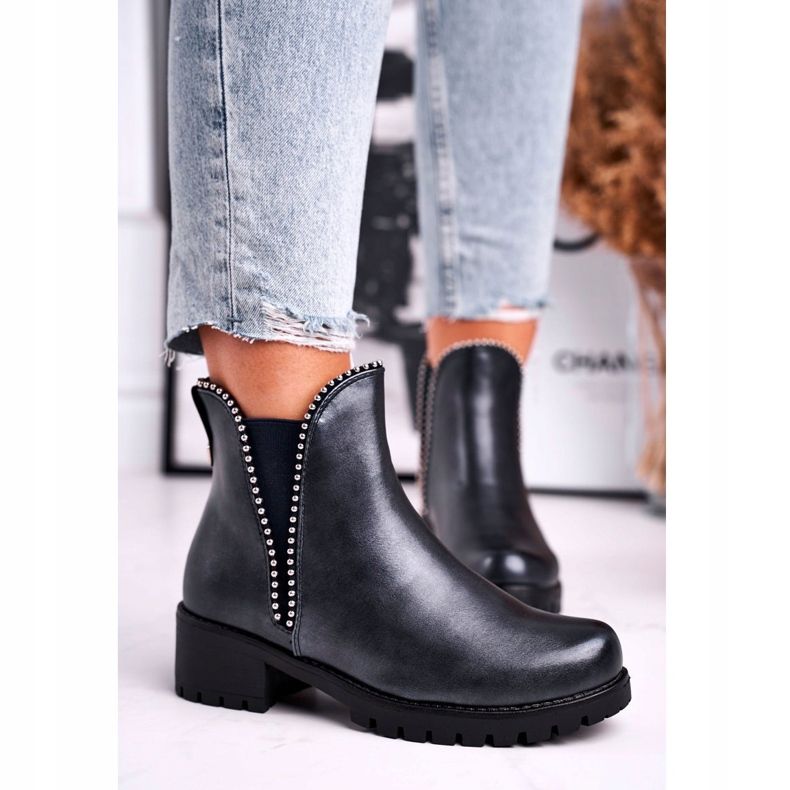 Naisten saappaat Lämmin laivastonsininen Starry 2