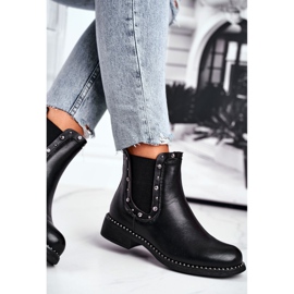Naisten mustat saapikkaat Jodhpur -saappaat Visible 1
