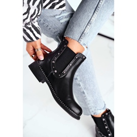 Naisten mustat saapikkaat Jodhpur -saappaat Visible 2