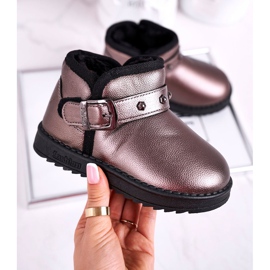 Apawwa Lämpimät lasten lumikengät Jinnie harmaa monivärinen 1