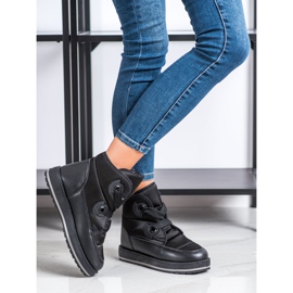 SHELOVET Muodikkaat lumisaappaat musta 1