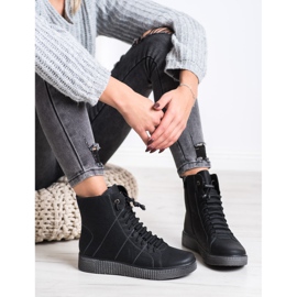 SHELOVET Mustia työntekijöitä Paltformilla musta 1