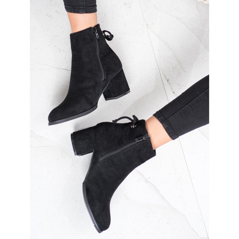 J. Star Saappaat sitovilla musta 2