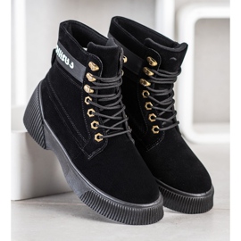 Weide Muodikkaat sidotut nilkkurit musta 1