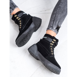 Weide Muodikkaat sidotut nilkkurit musta 2 Weide Muodikkaat sidotut nilkkurit musta 2