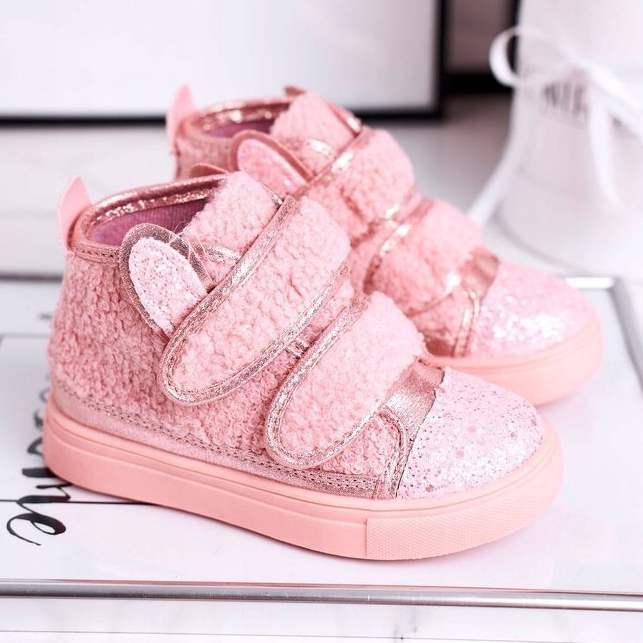 FRROCK Lasten lenkkarit High Warm Pink Clifford vaaleanpunainen 1