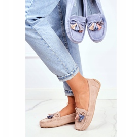 Evento Naisten Loaferit Mokkanahka 20PB35-2003 Beige Donna Mia 1