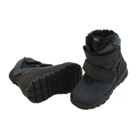 Saappaat, joissa Mazurek 1351 tummansininen kalvo musta laivastonsininen 3