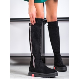 Seastar Saappaat polven yli musta 1